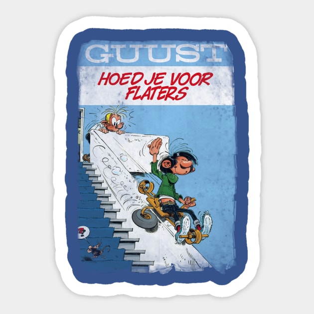 Hoed Je Voor Flaters Sticker by Vivalapesy